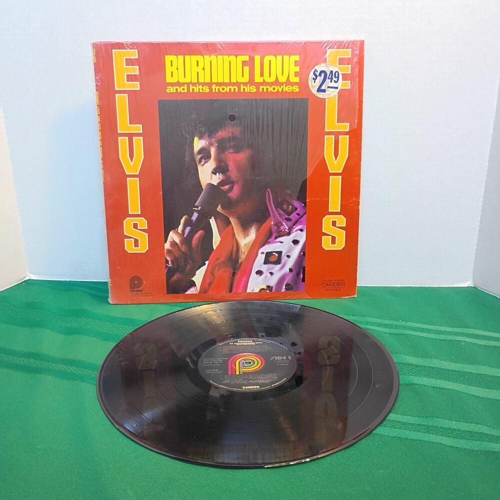 Elvis Presley Burning Love & Hits From His Movies Vol 2 LP CAS-2595 Pickwick